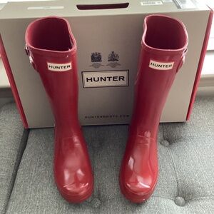 Hunter Kids' Original Gloss Waterproof Rain Boot (Little Kid ) 3 M